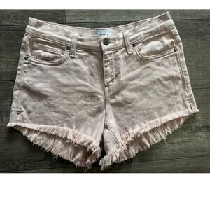 Pistola Light Pink Rose Cut‎ Off Denim Shorts Size 27